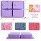 2 Pcs Flower Soap Molds Silicone-4 Cavities Rectangle Soap Mold 3oz,Flower Shapes Silicone Molds for Soap Bath Bombs Shower Steamer Lotion Bars